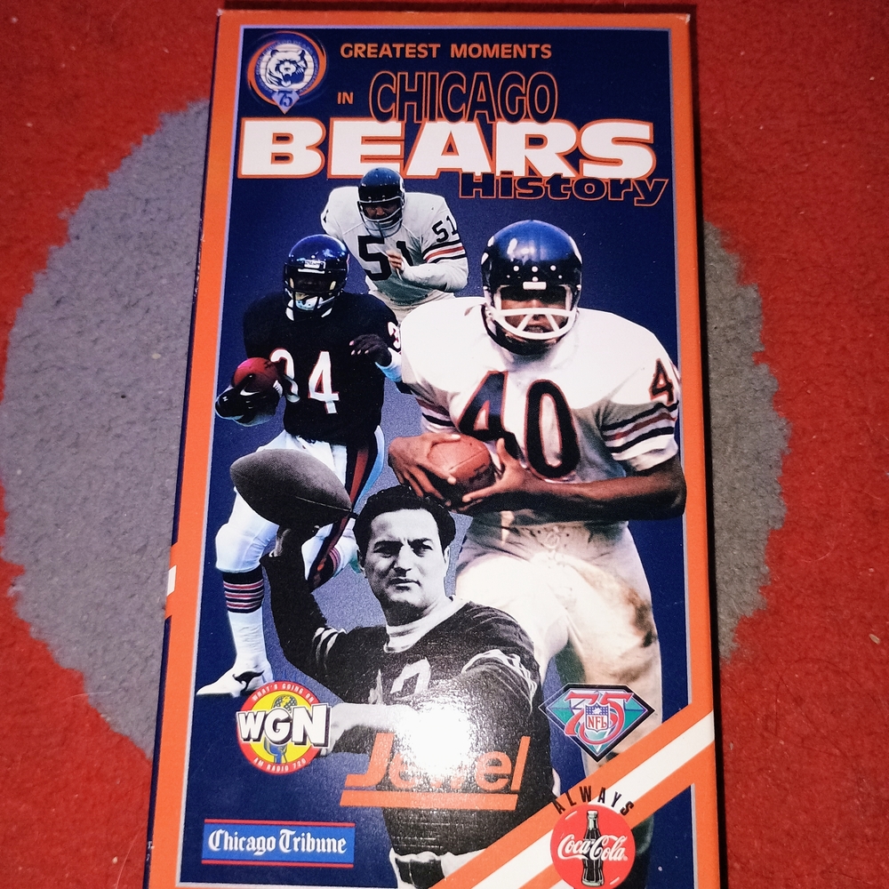 NFL Chicago Bears History Media - Blue, Orange, White
